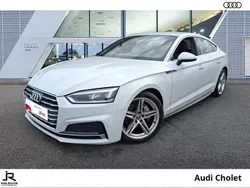 Blanc glacier métallisé Utilisé 2018 Audi A5 Sportback S-Line Berline | 25 990 € (Super prix)