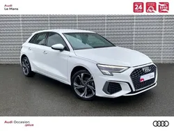 Blanc ibis Utilisé 2022 Audi A3 S-Line | 28 490 € (Prix assez cher)