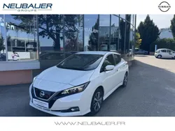 Blanc lunaire Utilisé 2021 Nissan Leaf Acenta Citadine | 14 890 € (Prix juste)