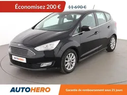 Noir Utilisé 2018 Ford C-MAX Titanium Monospace | 11 190 € (Prix juste)