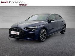 Bleu navarre métallisé Utilisé 2024 Audi A3 Sportback e-tron S-Line Citadine | 37 785 € (Prix assez cher)