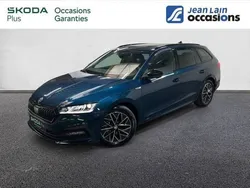 Bleu Utilisé 2024 Skoda Octavia SportLine Break | 34 990 € (Prix assez cher)