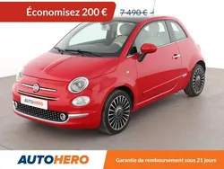 Rouge Utilisé 2016 Fiat 500 Lounge Citadine | 7 290 € (Prix juste)
