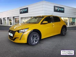 Jaune Utilisé 2021 Peugeot e-208 Style Citadine | 13 980 € (Bon prix)