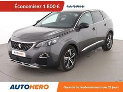 Gris Utilisé 2017 Peugeot 3008 GT-line SUV | 14 390 € (Prix juste)