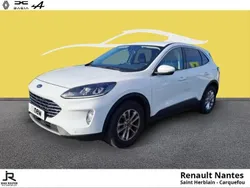 Blanc Utilisé 2021 Ford Kuga Titanium SUV | 19 990 € (Prix juste)