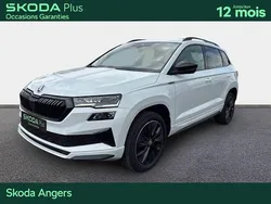 Blanc Utilisé 2022 Skoda Karoq SportLine SUV | 29 990 € (Prix assez cher)