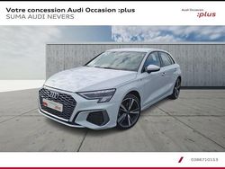 Blanc glacier métallisé Utilisé 2021 Audi A3 Sportback e-tron S-Line Citadine | 30 990 € (Prix assez cher)