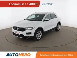 Blanc Utilisé 2019 VW T-Roc SUV | 20 290 € (Prix juste)