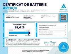 Blanc Utilisé 2022 Peugeot 308 Allure | 23 980 € (Prix juste)