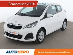Blanc Utilisé 2018 Peugeot 108 Active Citadine | 7 590 € (Bon prix)