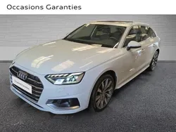 Blanc glacier métallisé Utilisé 2020 Audi A4 Ambition Break | 29 290 € (Prix assez cher)