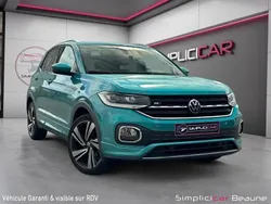 Bleu Utilisé 2021 VW T-Cross R-line SUV | 19 980 € (Prix juste)