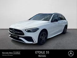 Blanc Utilisé 2024 Mercedes C300e AMG line | 46 890 €