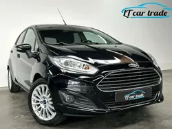 Noir Utilisé 2014 Ford Fiesta Titanium Citadine | 7 450 € (Prix juste)