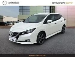 Blanc Utilisé 2021 Nissan Leaf Tekna Citadine | 17 900 € (Bon prix)