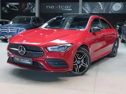 Rouge Utilisé 2022 Mercedes CLA250e AMG line Berline | 34 990 € (Prix juste)