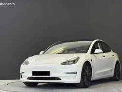 Blanc Utilisé 2022 Tesla Model 3 Performance Berline | 34 490 € (Prix juste)