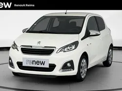 Blanc Utilisé 2021 Peugeot 108 Style Citadine | 10 999 € (Prix juste)
