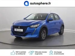Bleu vertigo Utilisé 2020 Peugeot e-208 Allure Citadine | 15 499 € (Prix juste)