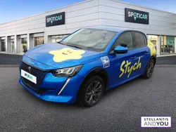 Bleu Utilisé 2022 Peugeot e-208 Allure Citadine | 15 990 € (Prix juste)
