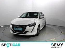 Blanc Utilisé 2020 Peugeot 208 Business-Line Citadine | 14 579 € (Prix juste)