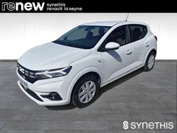 Blanc Utilisé 2023 Dacia Sandero Expression Citadine | 13 990 € (Prix juste)