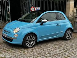 Bleu Utilisé 2013 Fiat 500 Lounge Citadine | 6 990 € (Prix juste)