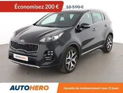 Noir Utilisé 2016 Kia Sportage GT-Line SUV | 18 390 € (Prix juste)