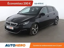 Noir Utilisé 2016 Peugeot 308 GT Berline | 16 290 € (Prix juste)
