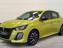Jaune Utilisé 2024 Peugeot 208 Active Citadine | 19 499 € (Prix juste)