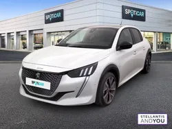 Blanc Utilisé 2020 Peugeot e-208 GT Citadine | 14 989 € (Bon prix)