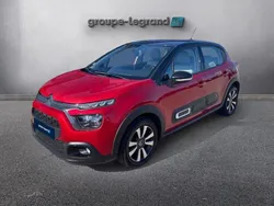 Noir Utilisé 2020 Citroën C3 PureTech Citadine | 11 990 € (Prix assez cher)