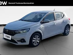Blanc Utilisé 2022 Dacia Sandero Comfort Citadine | 11 990 € (Prix juste)