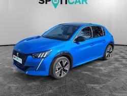 Bleu Utilisé 2021 Peugeot e-208 Citadine | 19 900 € (Prix assez cher)