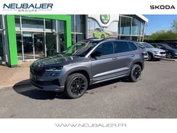 Gris Utilisé 2022 Skoda Karoq SportLine SUV | 28 990 € (Prix juste)