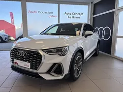 Blanc ibis Utilisé 2022 Audi Q3 Sportback S-Line SUV | 32 990 €