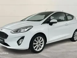 Blanc Utilisé 2018 Ford Fiesta Titanium Citadine | 12 799 € (Prix juste)