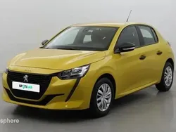 Jaune Utilisé 2021 Peugeot 208 S Citadine | 10 499 € (Bon prix)