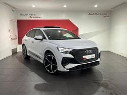 Blanc glacier metallise Occasion 2023 Audi Q4 Sportback e-tron S-Line SUV | 49 980 € (Prix cher)