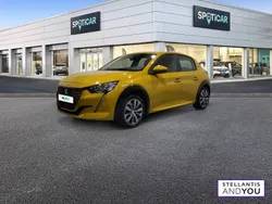 Jaune Utilisé 2021 Peugeot e-208 Active Citadine | 14 890 € (Prix juste)