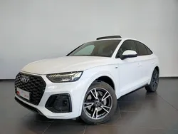 Blanc arcona Utilisé 2024 Audi Q5 Sportback S-Line SUV | 56 900 € (Prix juste)