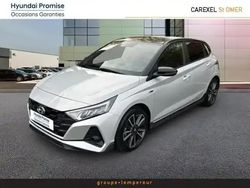 Sleek silver métal/toit/rétros black Utilisé 2023 Hyundai i20 N Line Berline | 18 490 €