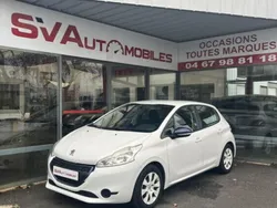 Blanc Utilisé 2014 Peugeot 208 Citadine | 7 490 € (Prix juste)