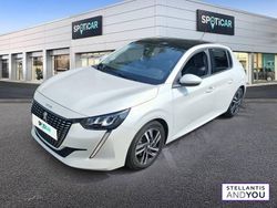 Blanc Utilisé 2020 Peugeot 208 Allure Citadine | 10 790 € (Prix juste)