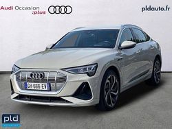 Beige siam métallisé Utilisé 2021 Audi e-tron Sportback S-Line SUV | 44 990 € (Prix cher)