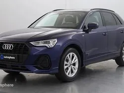 Bleu navarre métallisé Utilisé 2024 Audi Q3 S-Line SUV | 42 999 € (Prix juste)