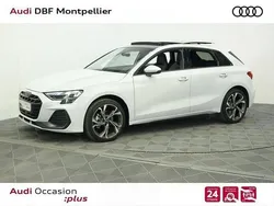 Blanc glacier métallisé Utilisé 2024 Audi A3 S-Line | 36 480 € (Prix assez cher)
