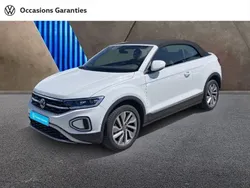 Blanc pur, capote noire Utilisé 2025 VW T-Roc Cabriolet Style Cabriolet | 41 900 € (Prix cher)