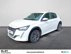 Blanc Utilisé 2021 Peugeot e-208 Business-Line Citadine | 16 490 € (Prix juste)